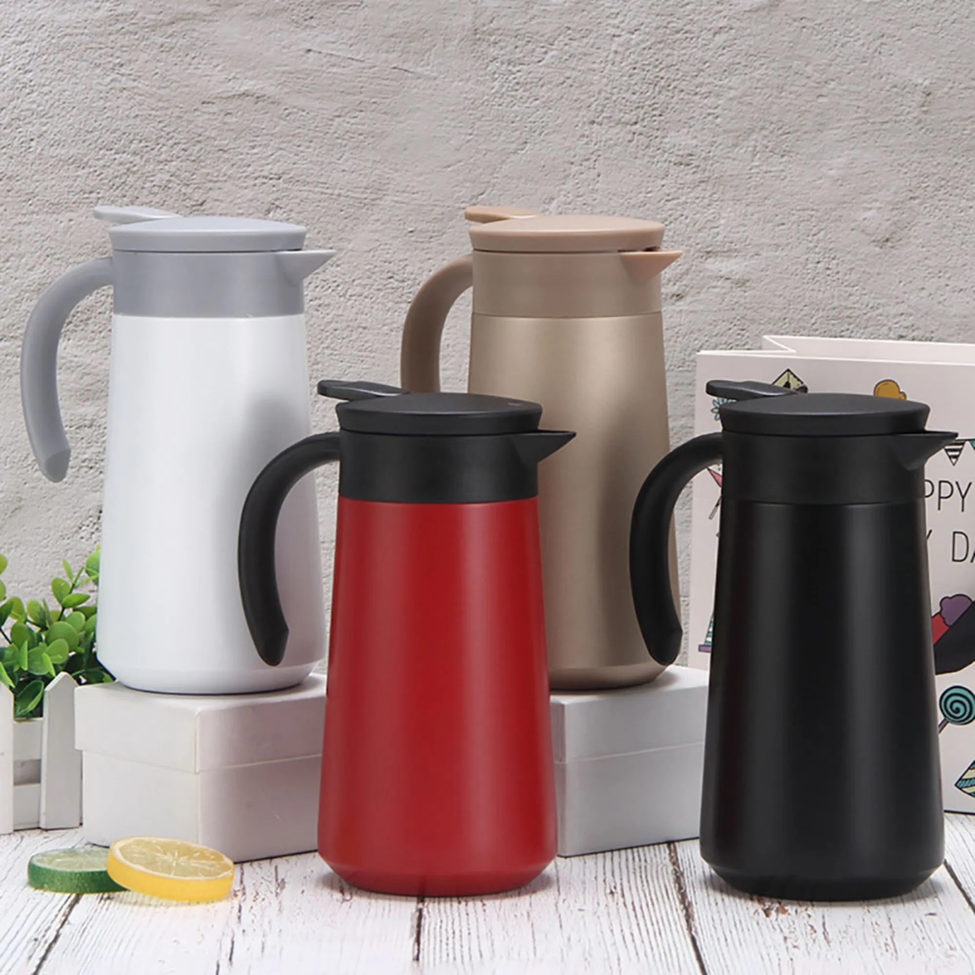 28 Oz. High Capacity Stainless Steel Thermos Coffee Bottle, custom water bottle with logo imprint 4