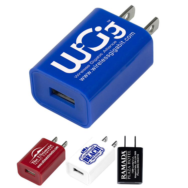 "Hamburg" UL Listed USB Wall Charger & AC Adaptor (Photoimage Full Color)