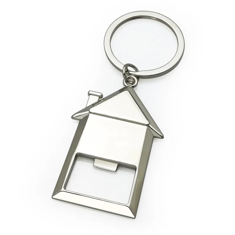House Shaped Bottle Opener Keychain 3