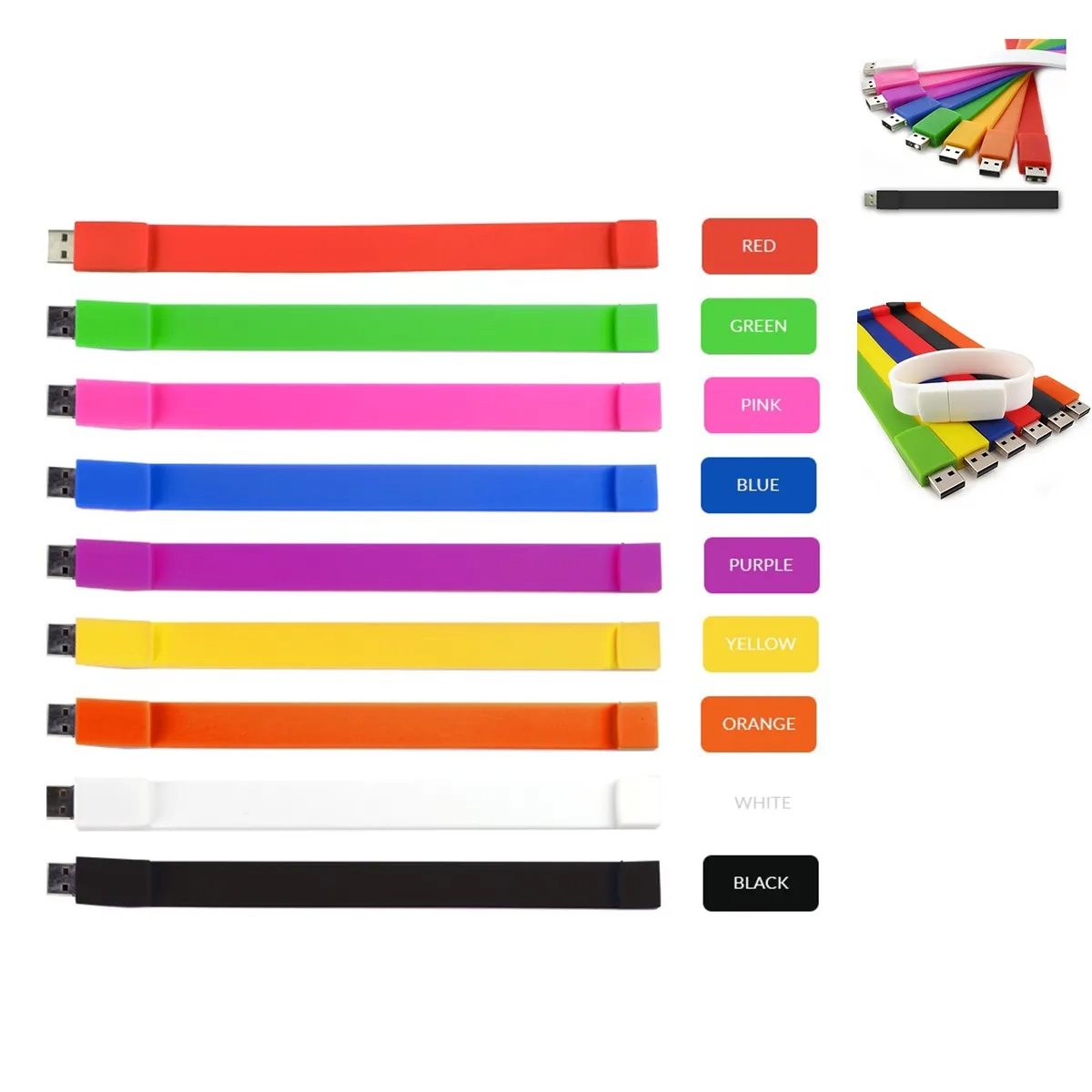 16 GB Wristband USB Flash Drive 3