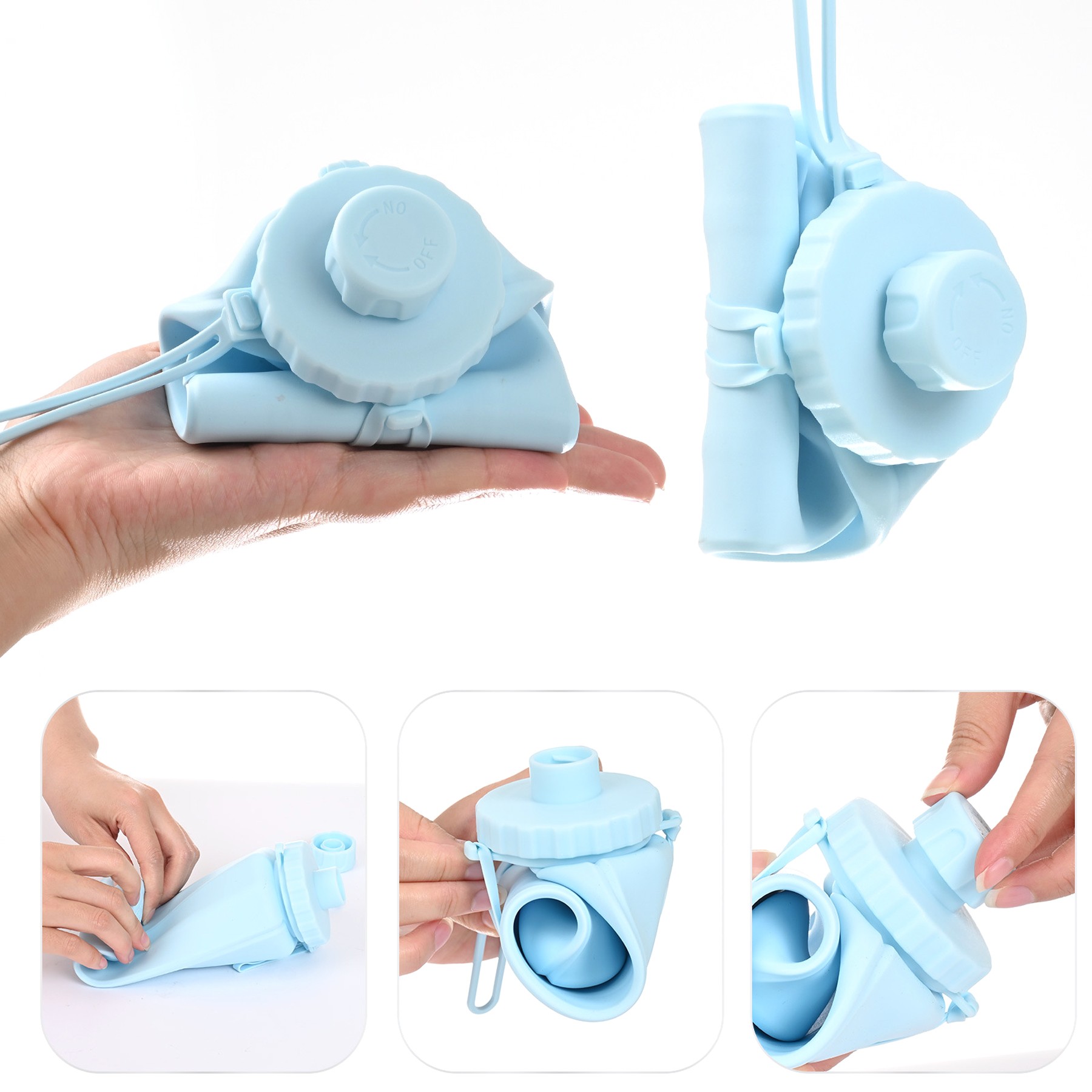 20 Oz Silicone Foldable Reusable Retractable Cup 4