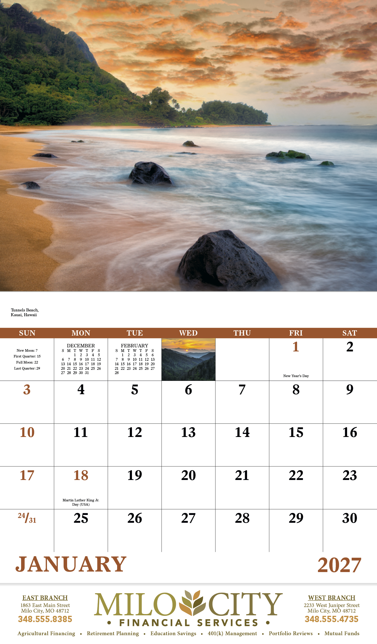 Good Value™ Landscapes of America - Stapled Calendar 24