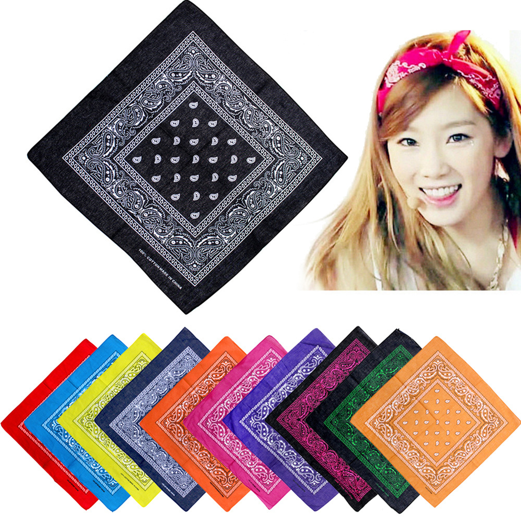 Cotton Square Bandana 3