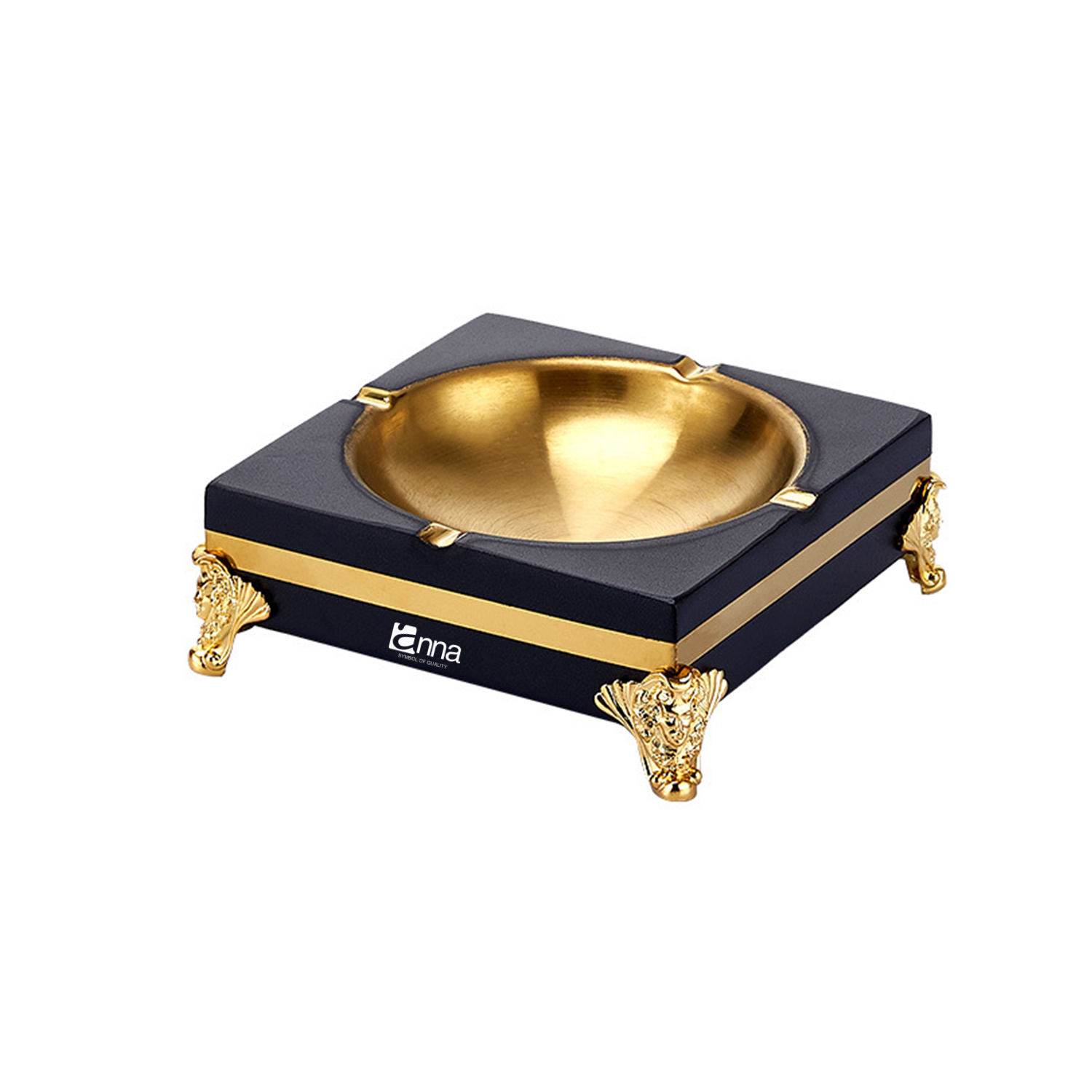 Stylish Gold Decorative Ashtray 2