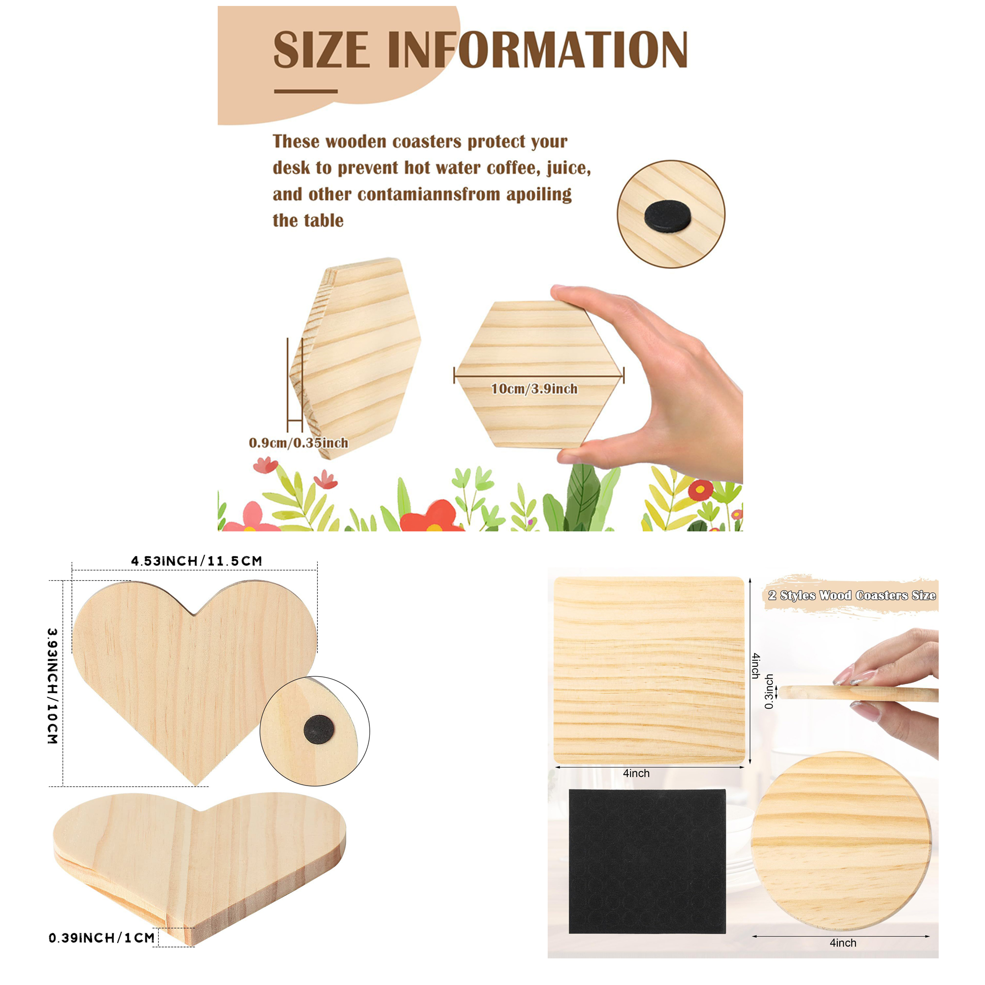 Wooden Coasters 2