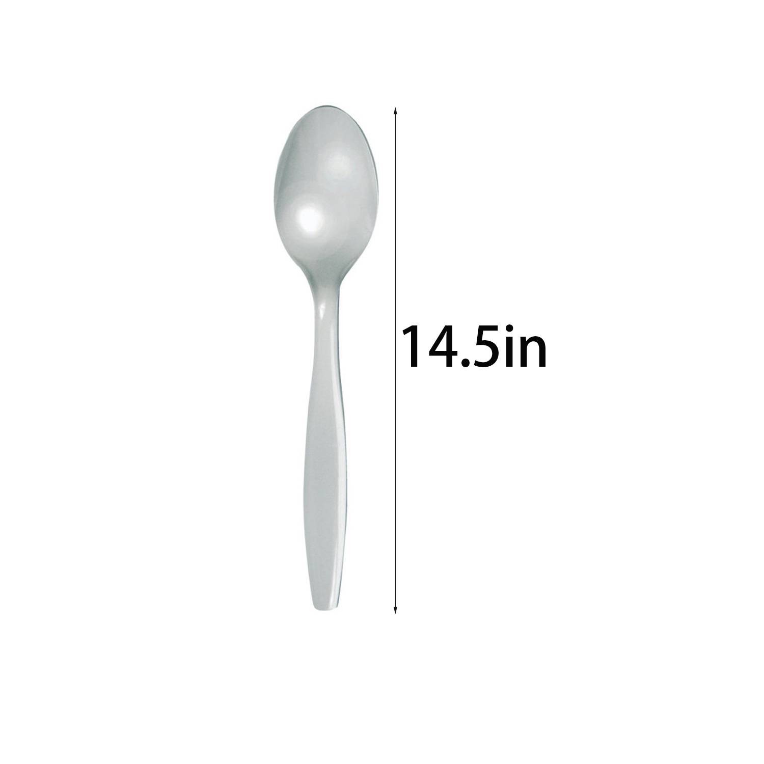 20 PCS Disposable Plastic Spoon 14