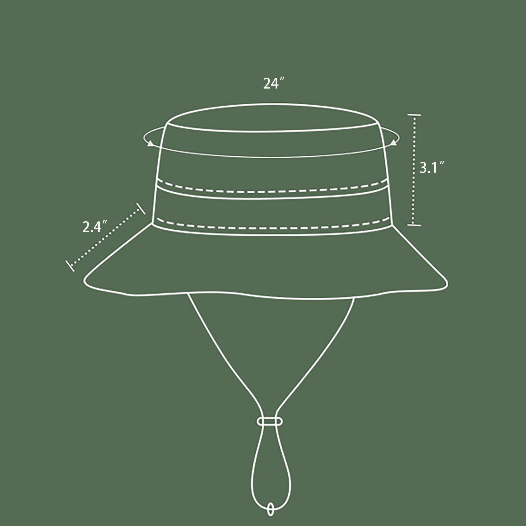 Foldable Portable Bucket Hat 4