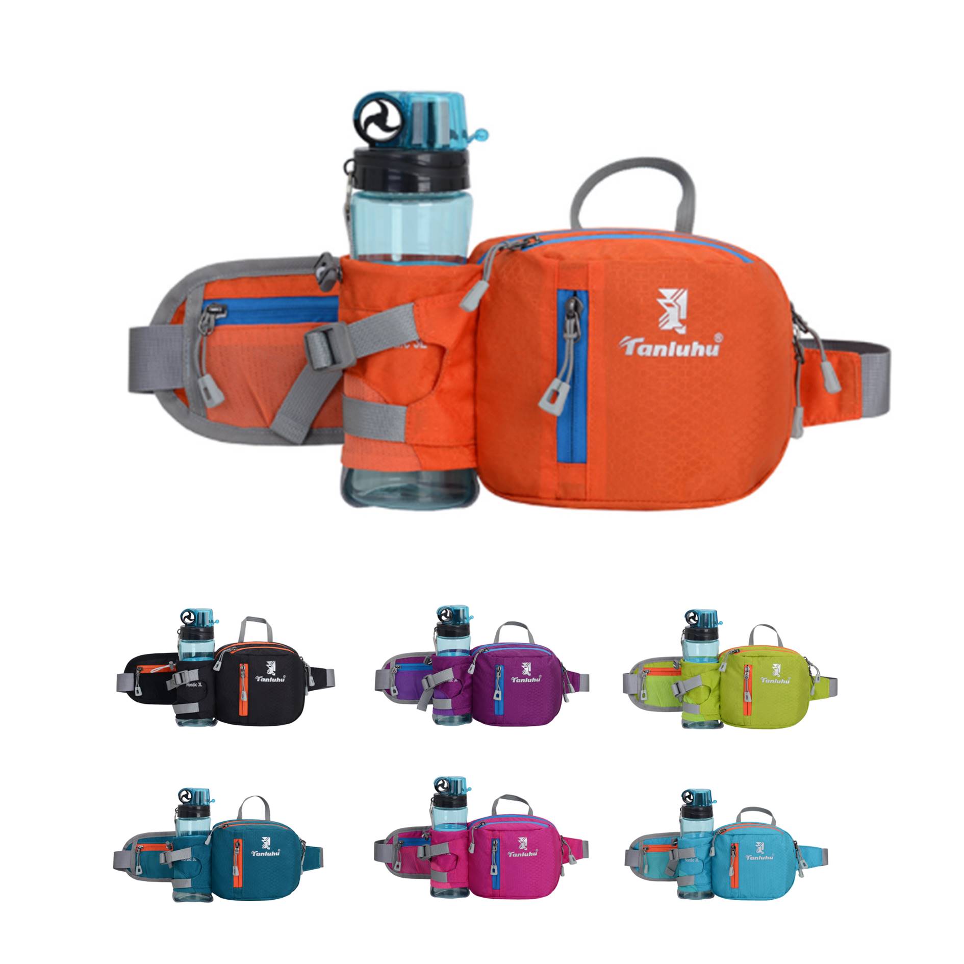 Marathon Running Water Bottle Phone Waist Bag 3