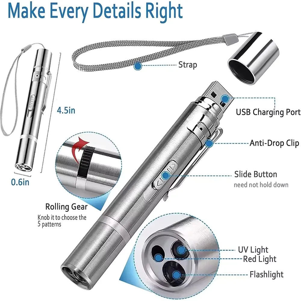 Rechargeable Cat Interactive Laser Toy 2