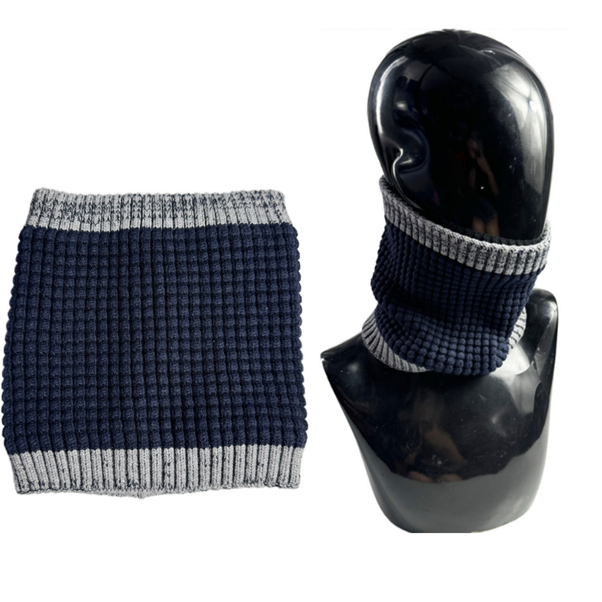 MOQ 50 PCS Flexible Winter Knitted Warm Neck Gaiter 2