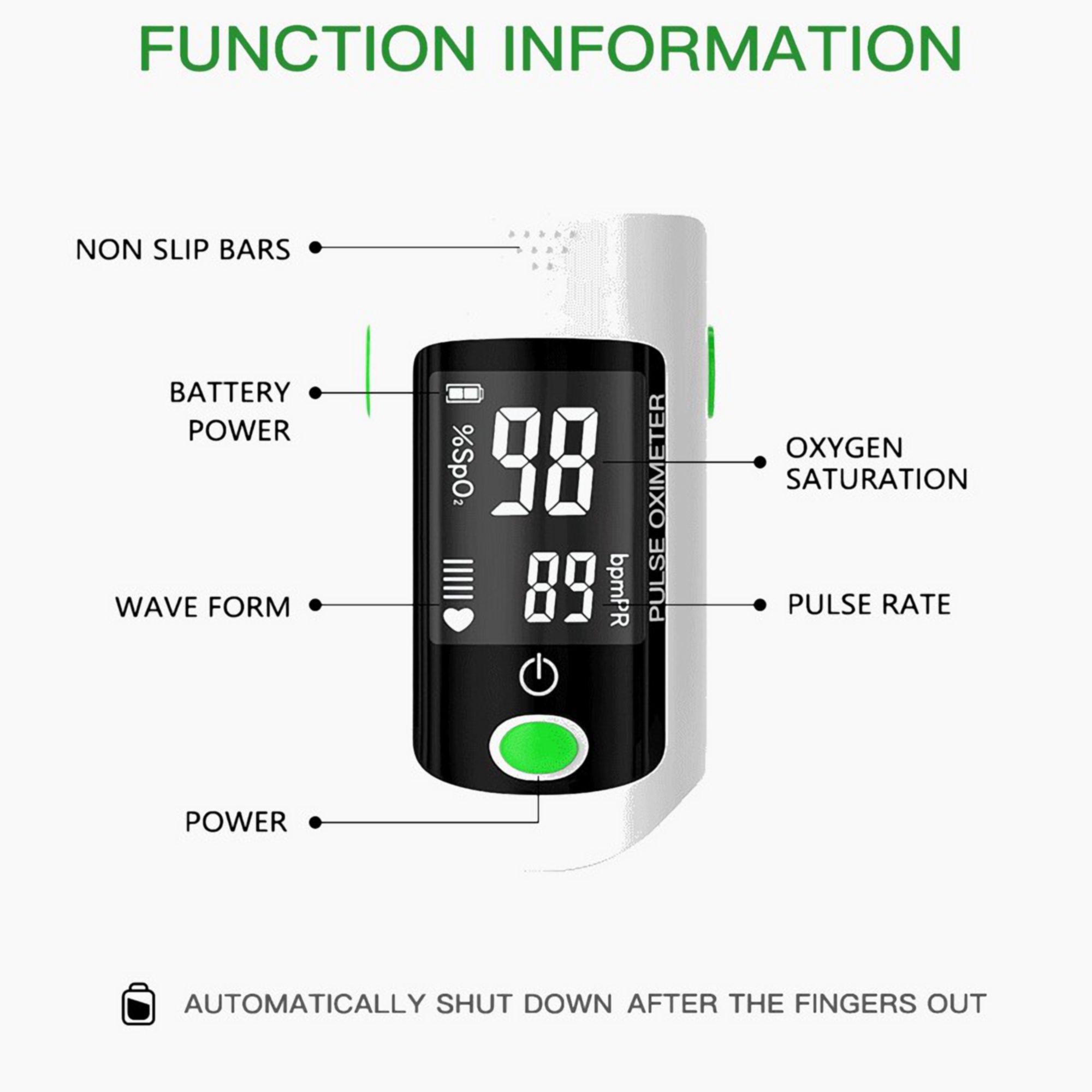 Portable Fingertip Pulse Oximeter 4