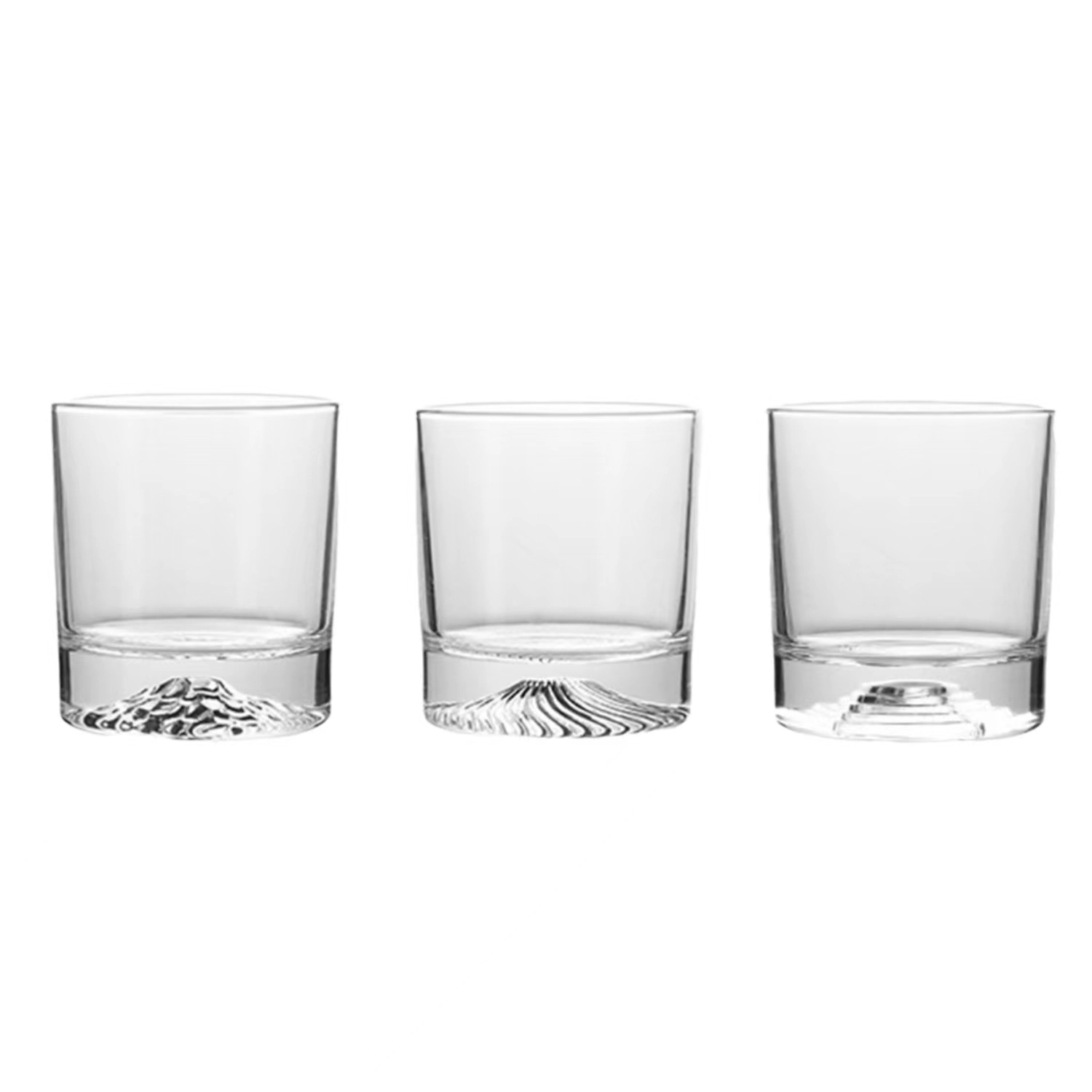 8.8 oz Unique Bottom Design Wine Glass Whiskey Cups 3
