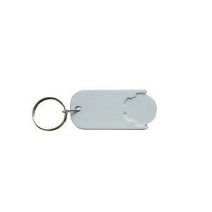 Rectangle Shopping Cart Token Keychain For Trolley Use 9