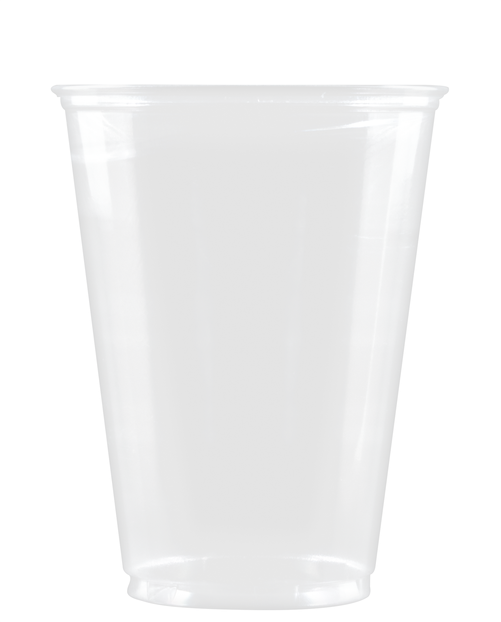 10 oz Soft Sided Plastic Cup Clear Tradition Print 2