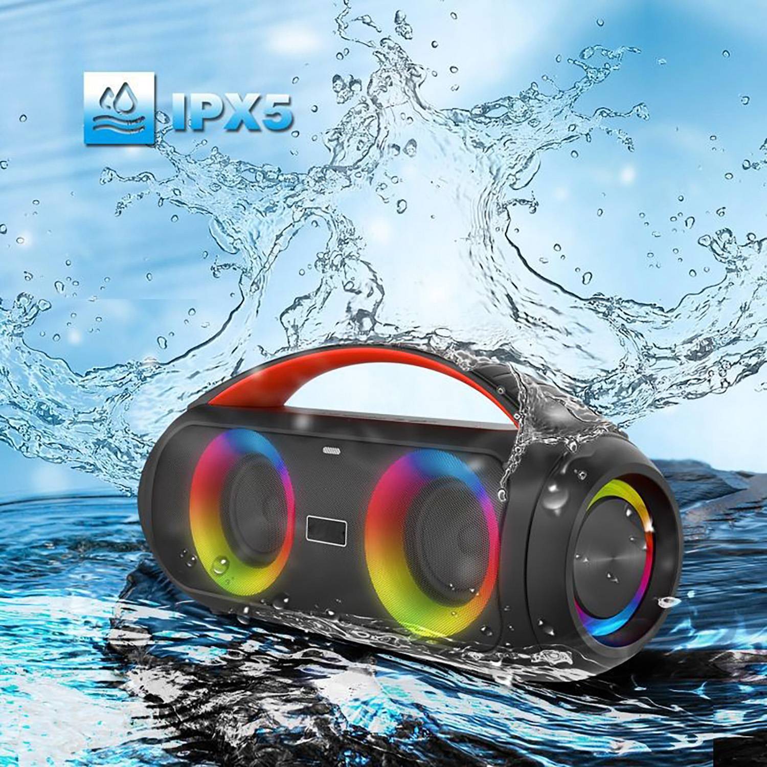 Outdoor Waterproof Luminous Bluetooth Speaker 4