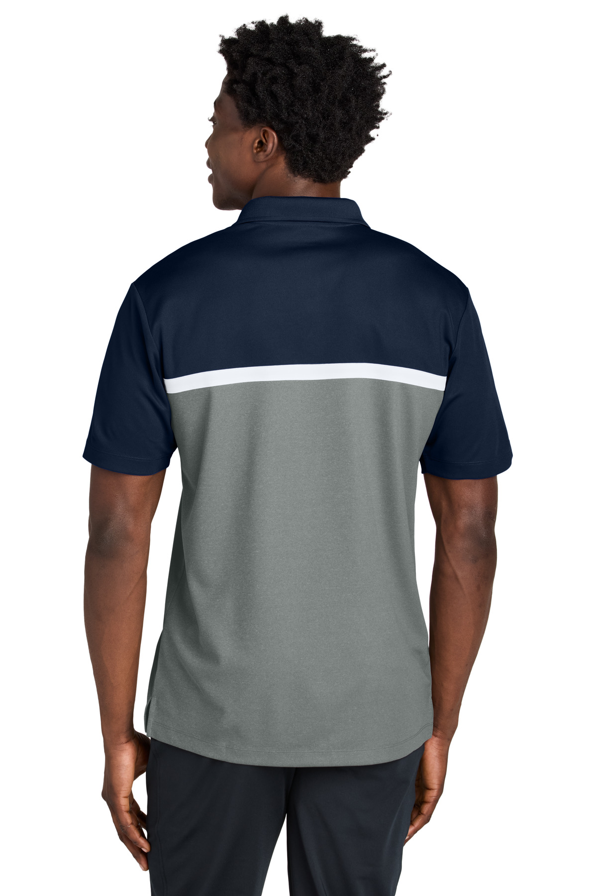 Sport-Tek UV Micropique Colorblock Polo ST741 19
