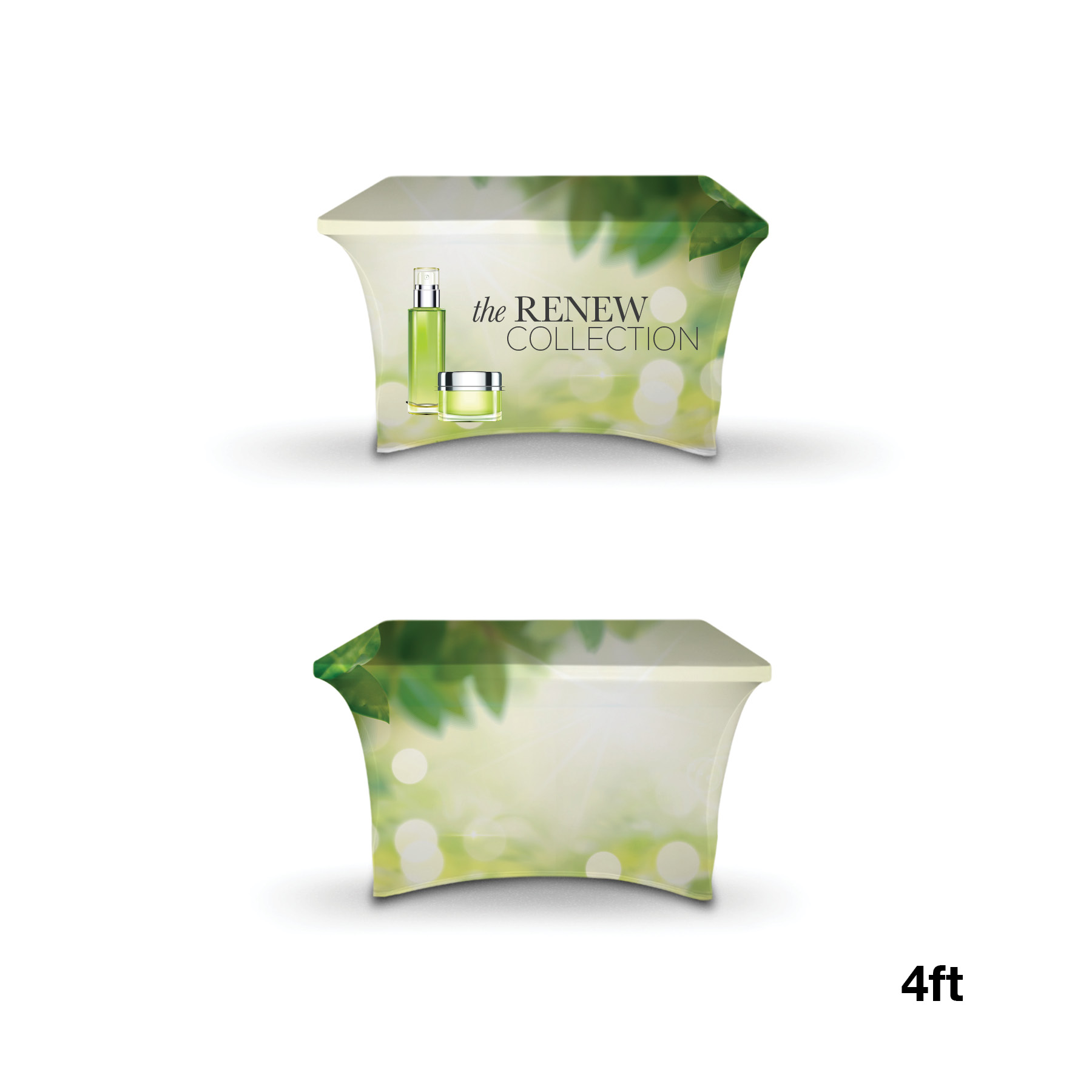 DisplaySplash 4' RPET Stretch Table Cover 4