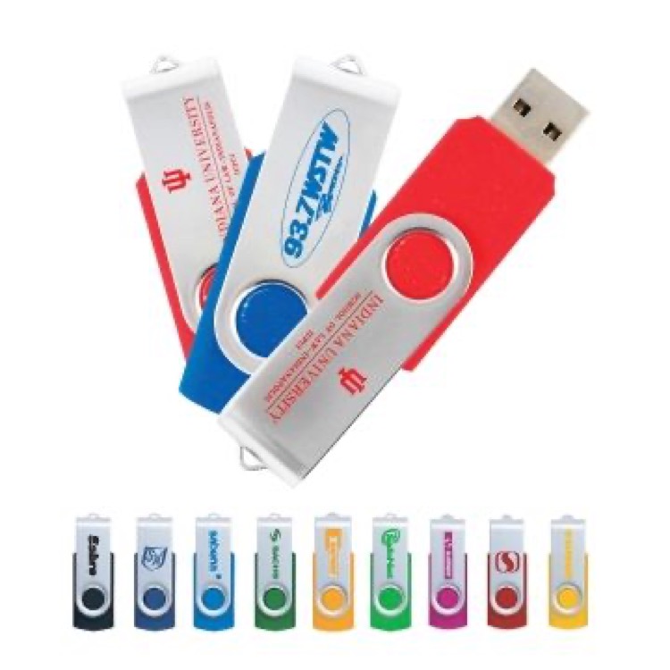 Rotatable USB Flash Drive (1GB)