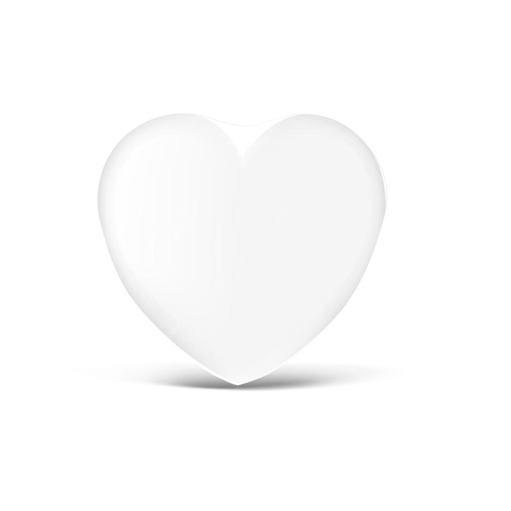 2.4" x 2" Heart-shaped Custom Button 7