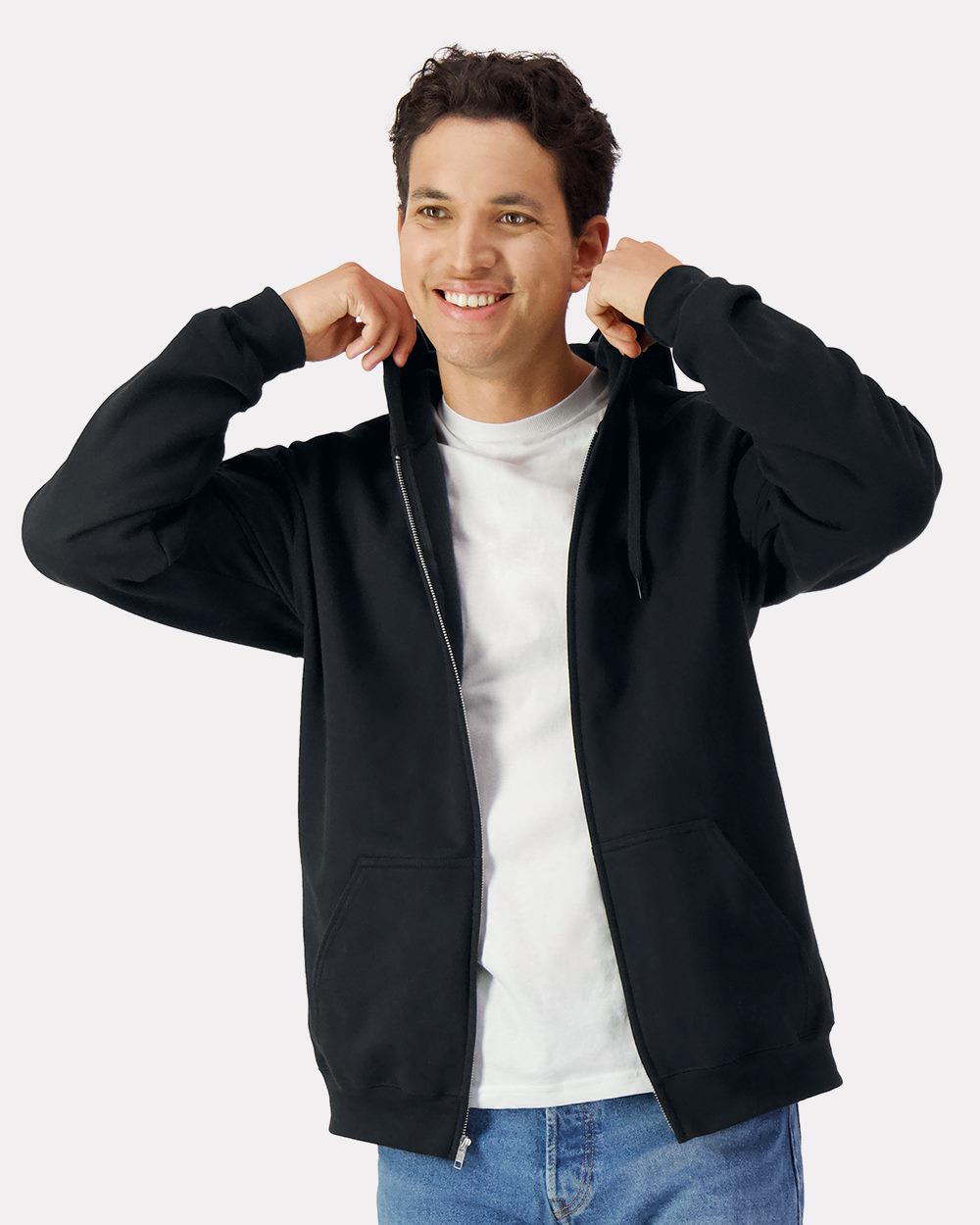 Softstyle Full-Zip Hooded Sweatshirt