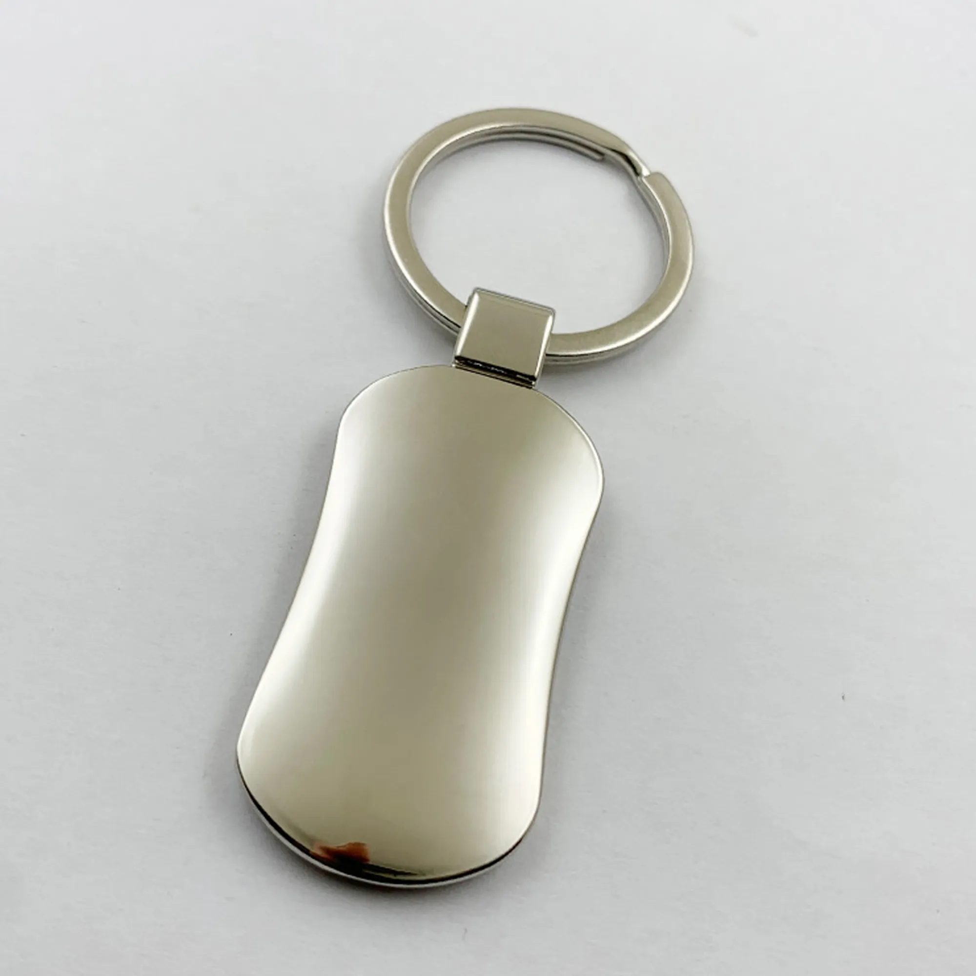 Zinc Alloy Keychain with Domed Decal Insert MOQ 100PCS 3