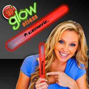 Red Concert 10" Glow light Sticks