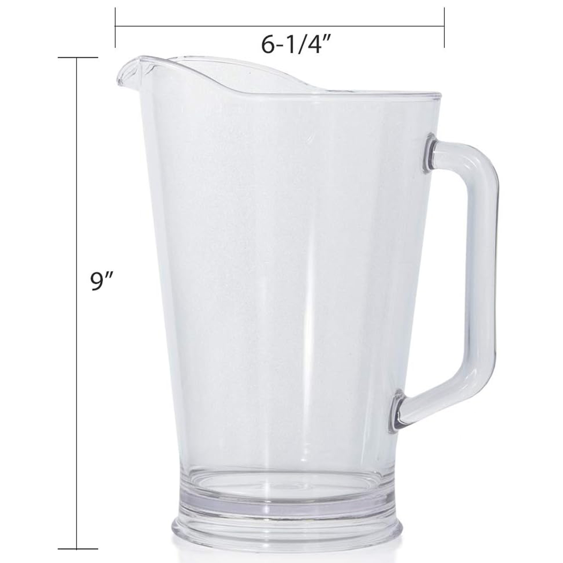 Reusable Bistro Clear Pitcher 3