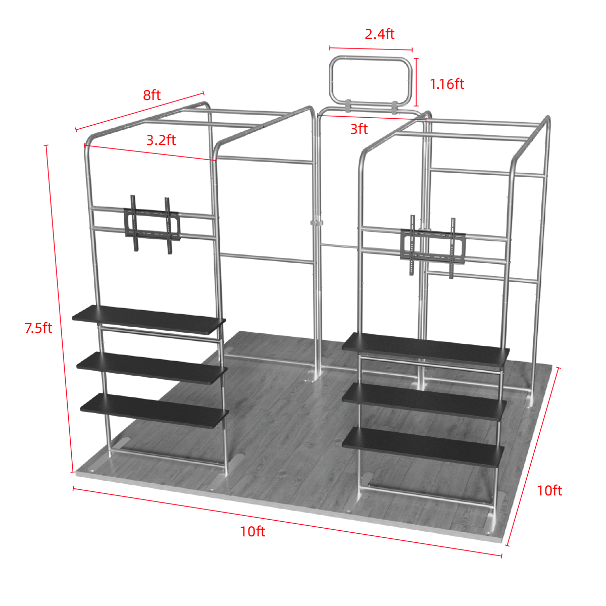 10'x10' Tradeshow Booth Kit - C Kit 2