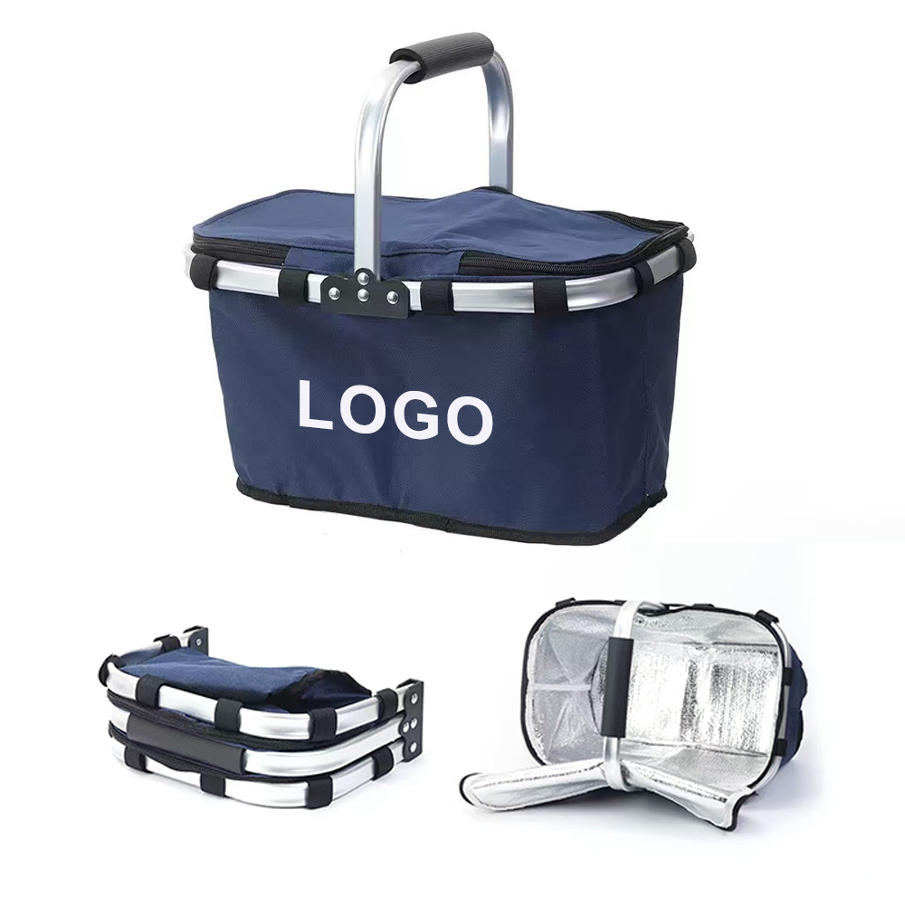 Folding Insulated Picnic Basket 2