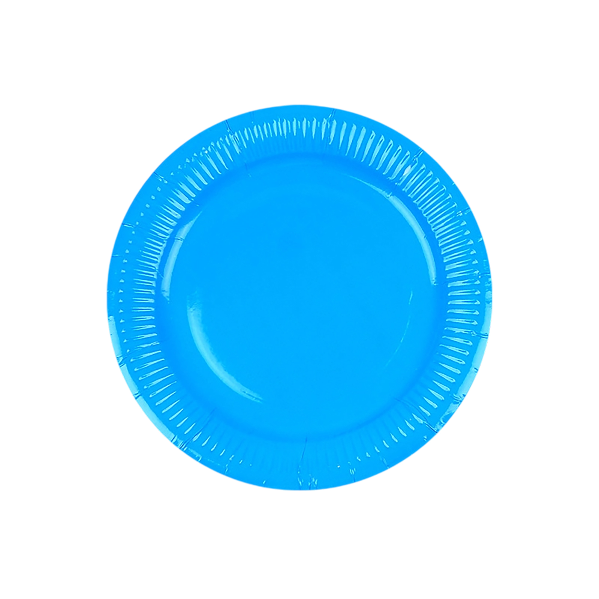 Paper Plate Disposable Round Design Colorful Pattern 7" Diameter 3