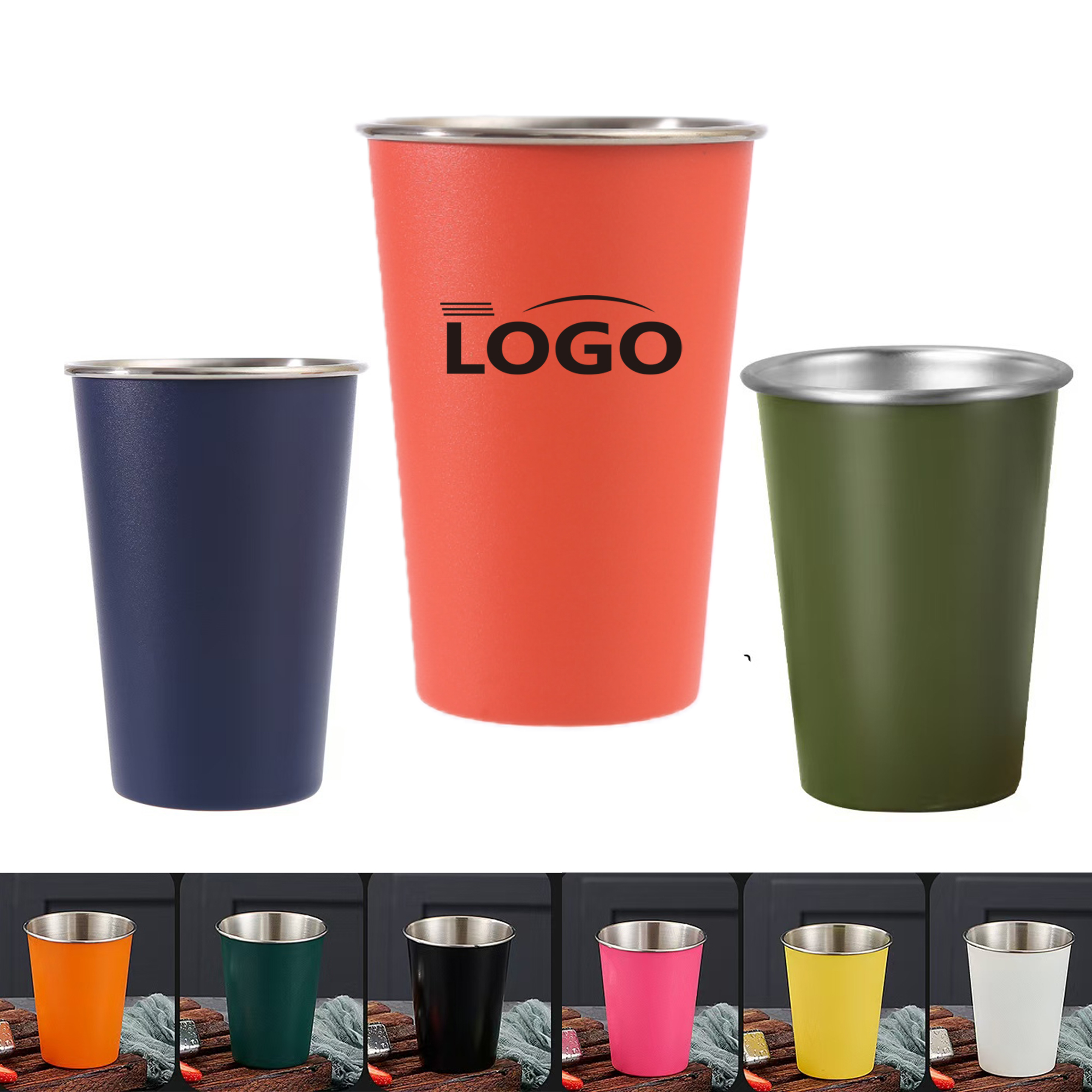 16 Oz Stainless Steel Cup 1