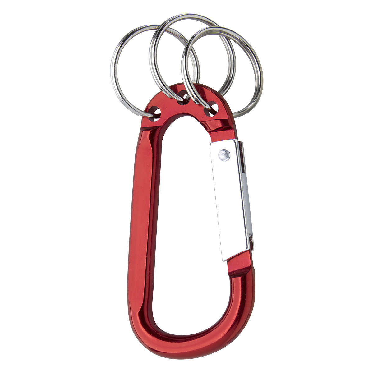 8mm Carabiner With Triple Split Ring 2