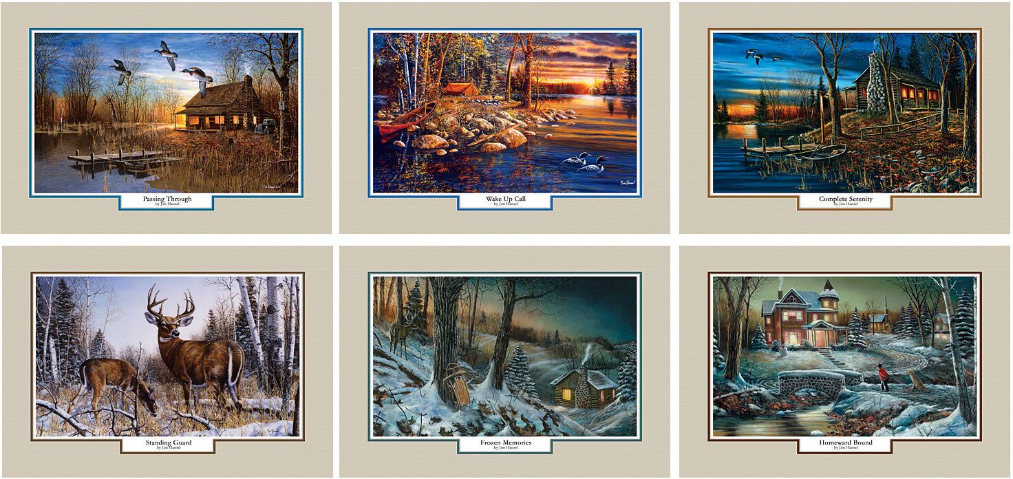 WOODLAND STAPLED WALL CALENDAR 9