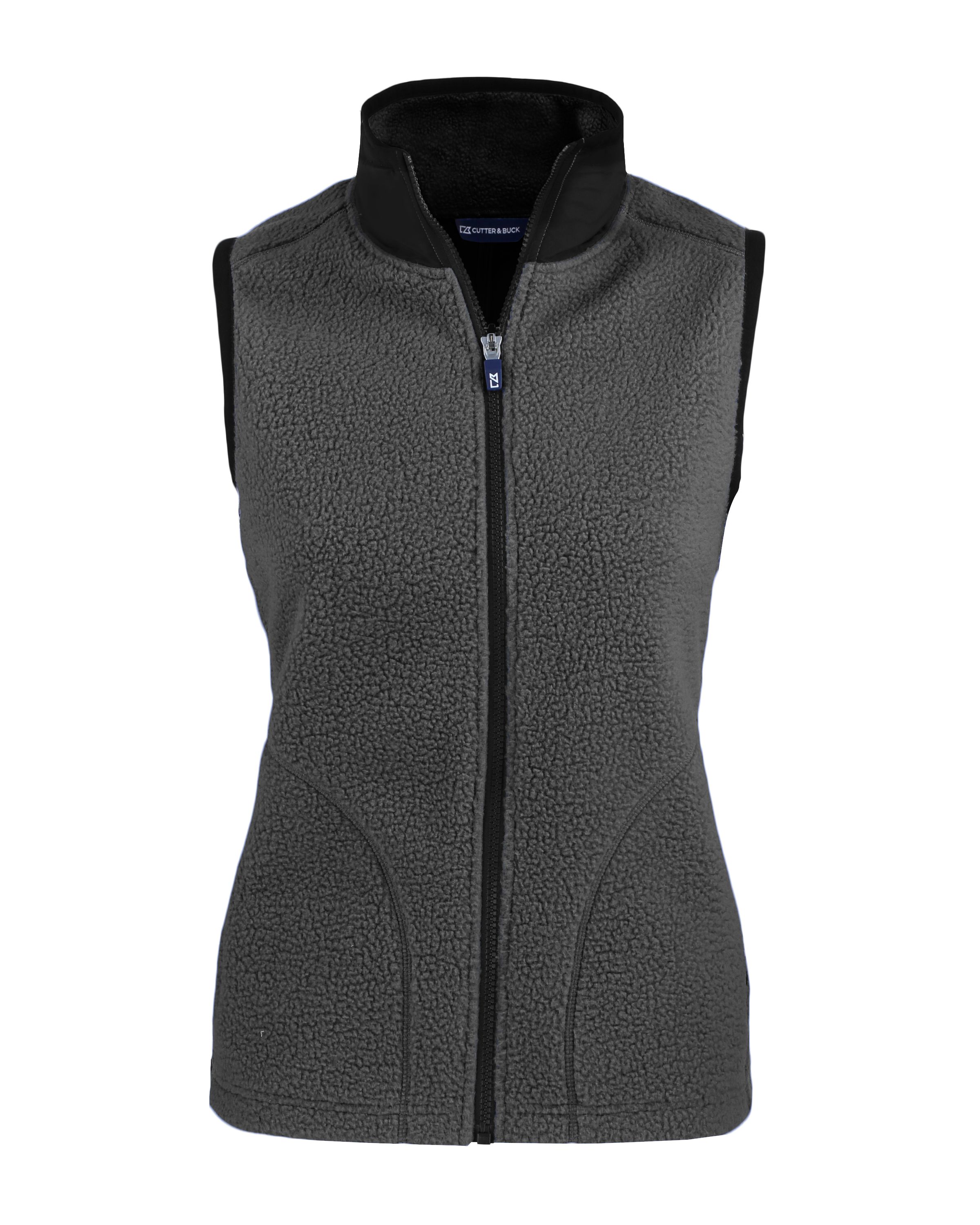 Cutter & Buck Cascade Epic Comfort Recycled Sherpa Fleece Womens Full Zip Vest 80
