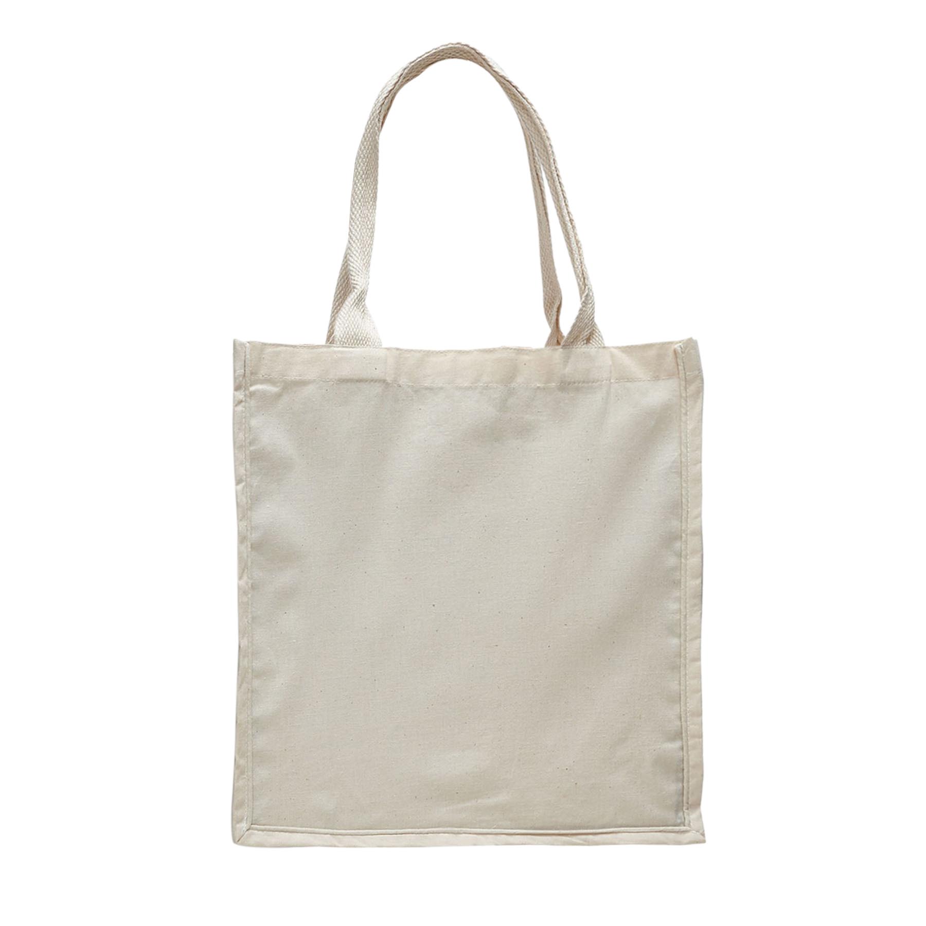6 oz. 100% NATURAL COTTON SHEETING FANCY SHIPPING TOTE BAG 3