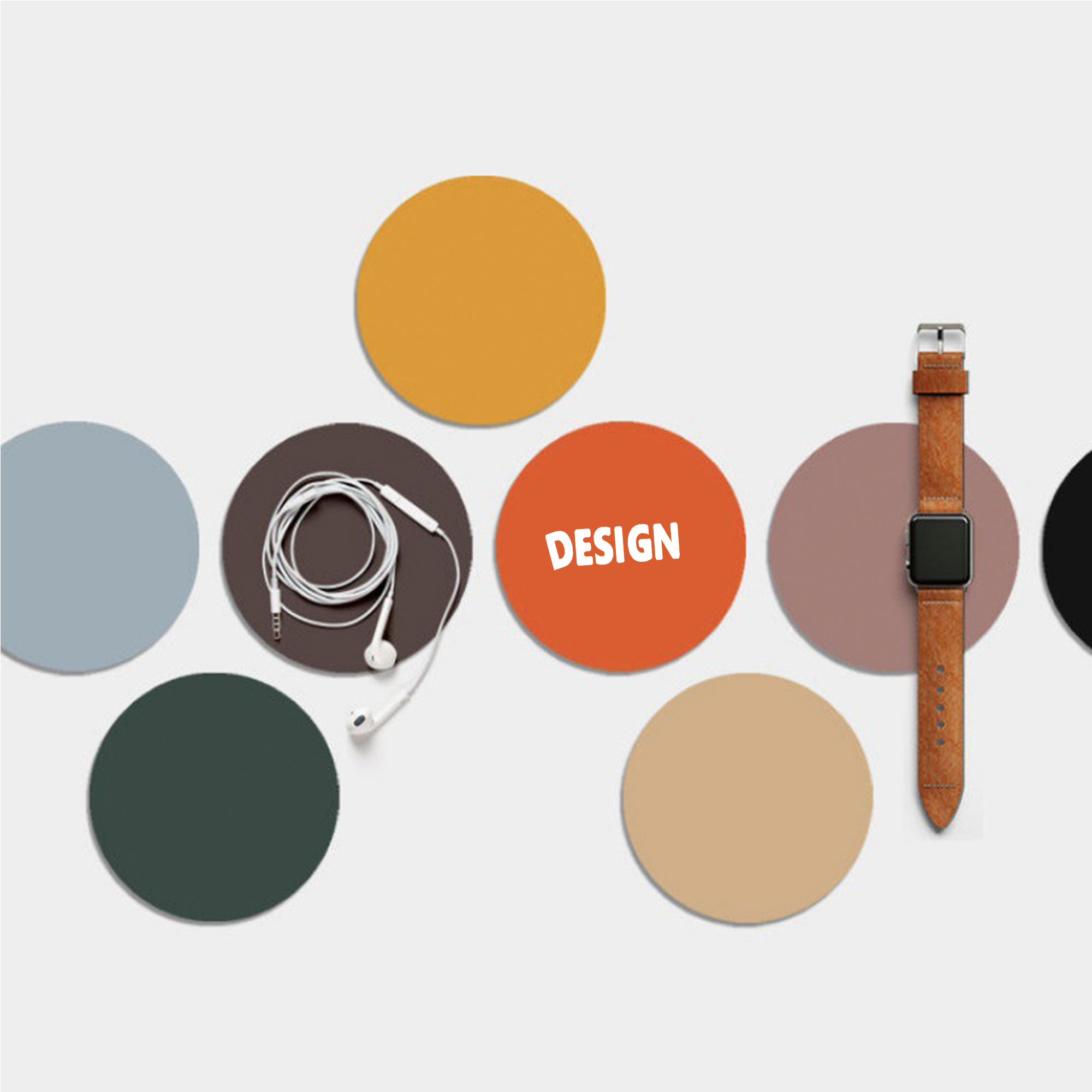 Customizable Silicone Non-slip Coaster 100pcs 2