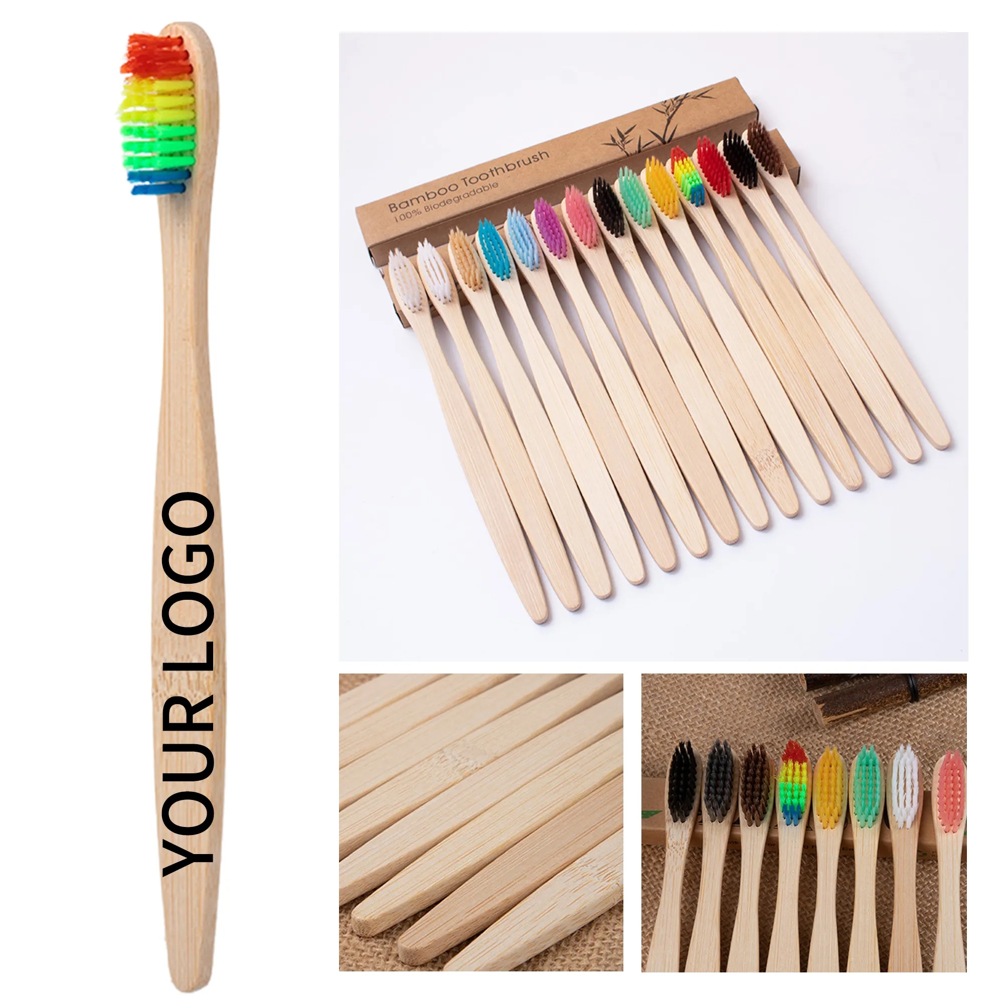 Durable Bamboo Toothbrush for Home or Travel Use 1