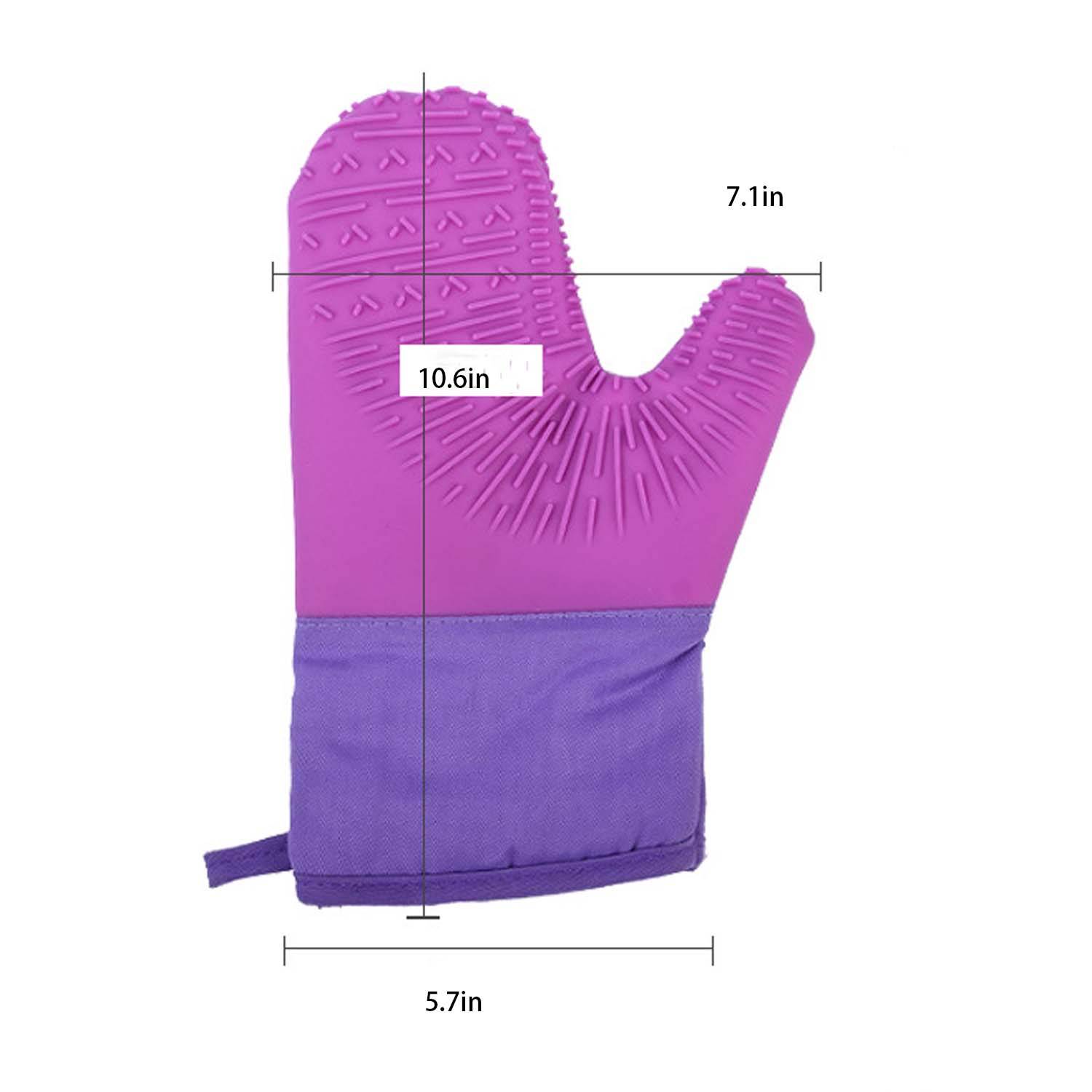 Microwave Oven Household Cotton Silicone Gloves 9