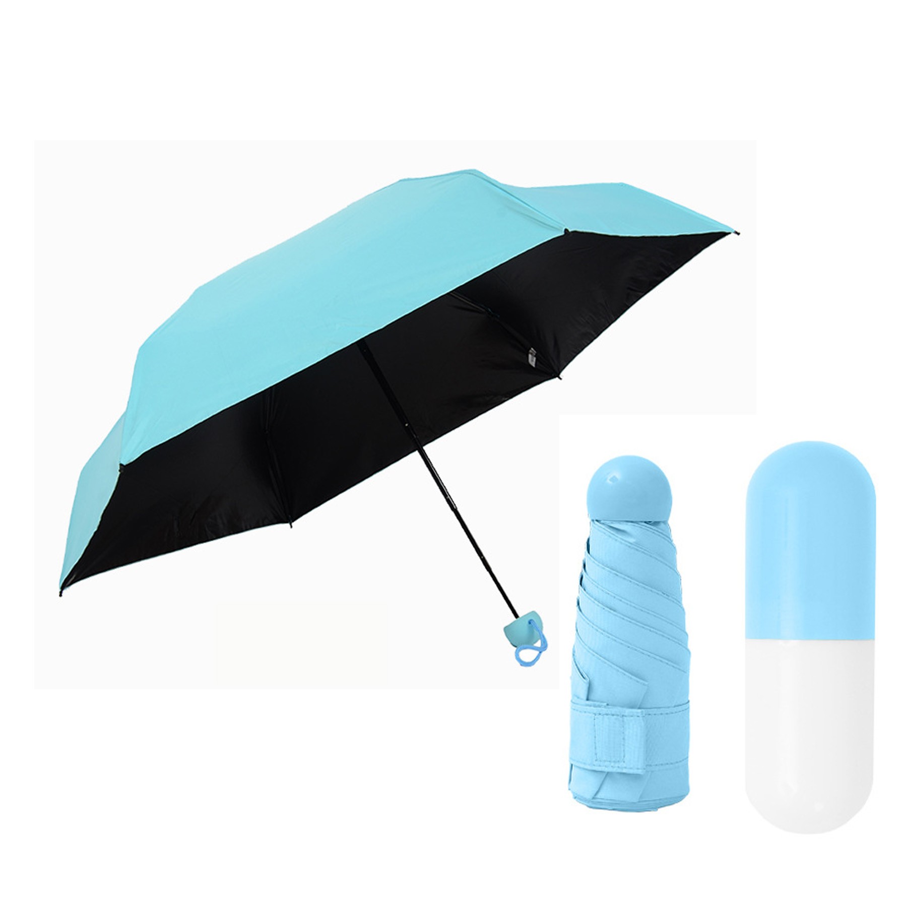 Mini Folding Compact Capsule Umbrella 6
