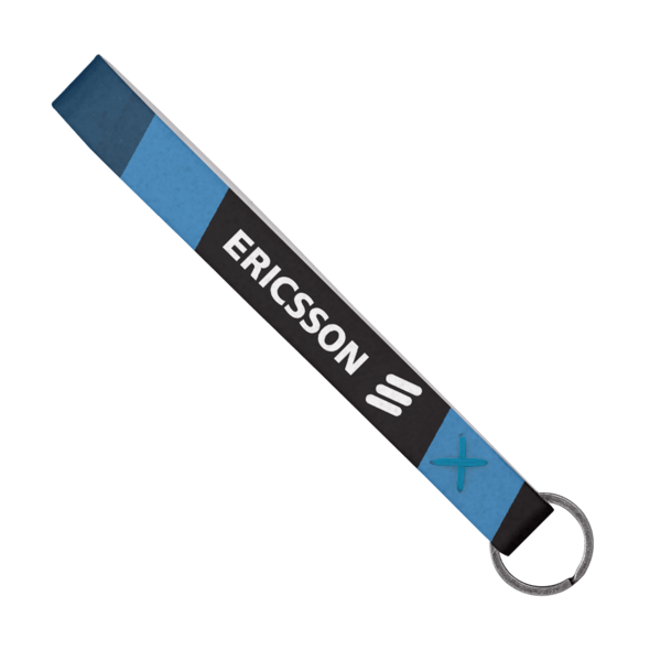 Strickland Dye-Sublimated Felt Wrist Keychain w/ Metal Split Ring 29