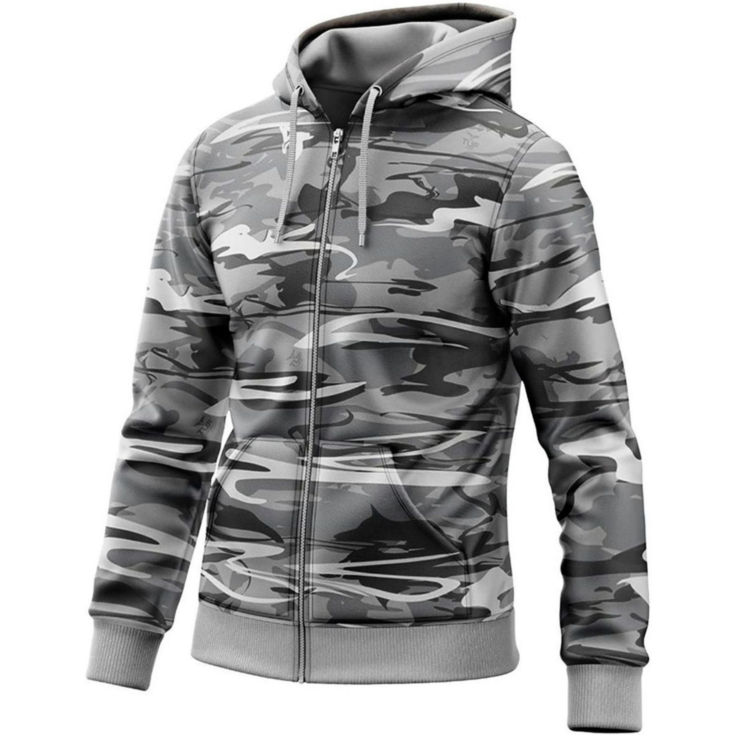 Antler® Men's 8.2 oz. Polar Fleece Full Zipper Hoodie with Pockets 1
