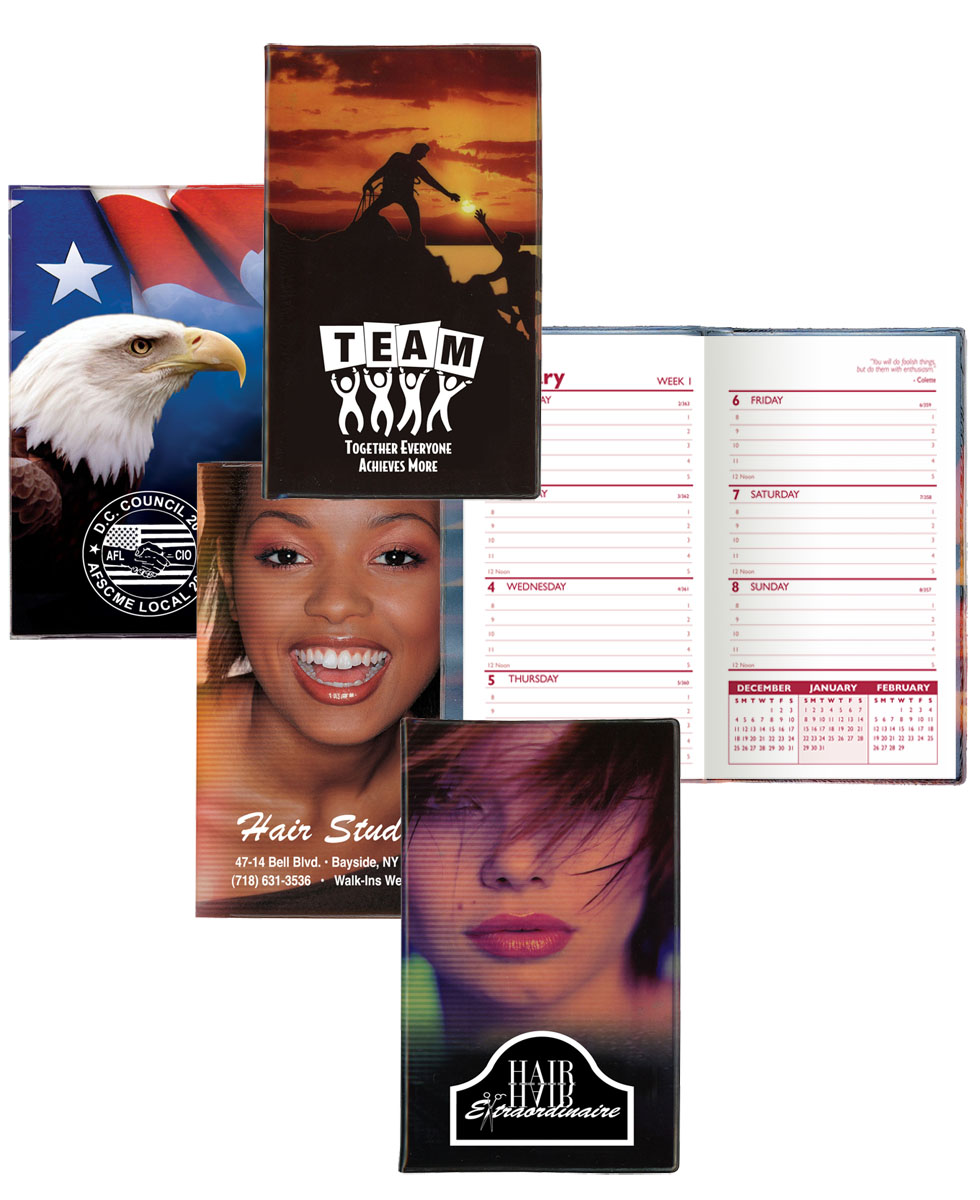 Stock Full Color Teamwork Cover Weekly Planner w/ 1 Color Insert - No Map 1