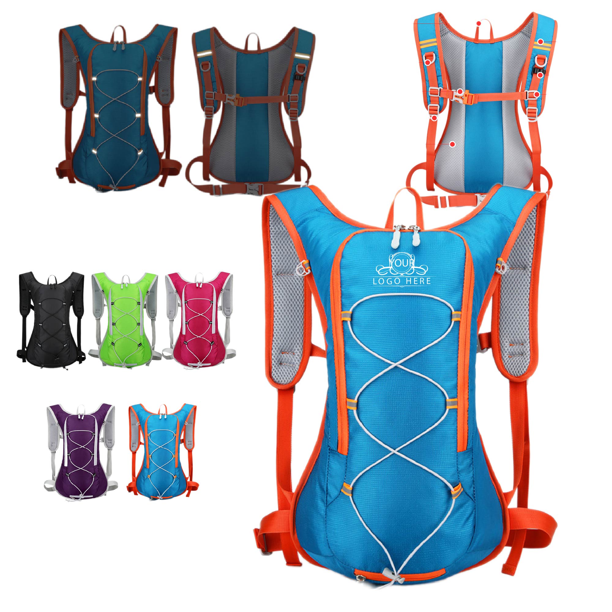 Cycling Backpack With 2L Hydration Bladder 2