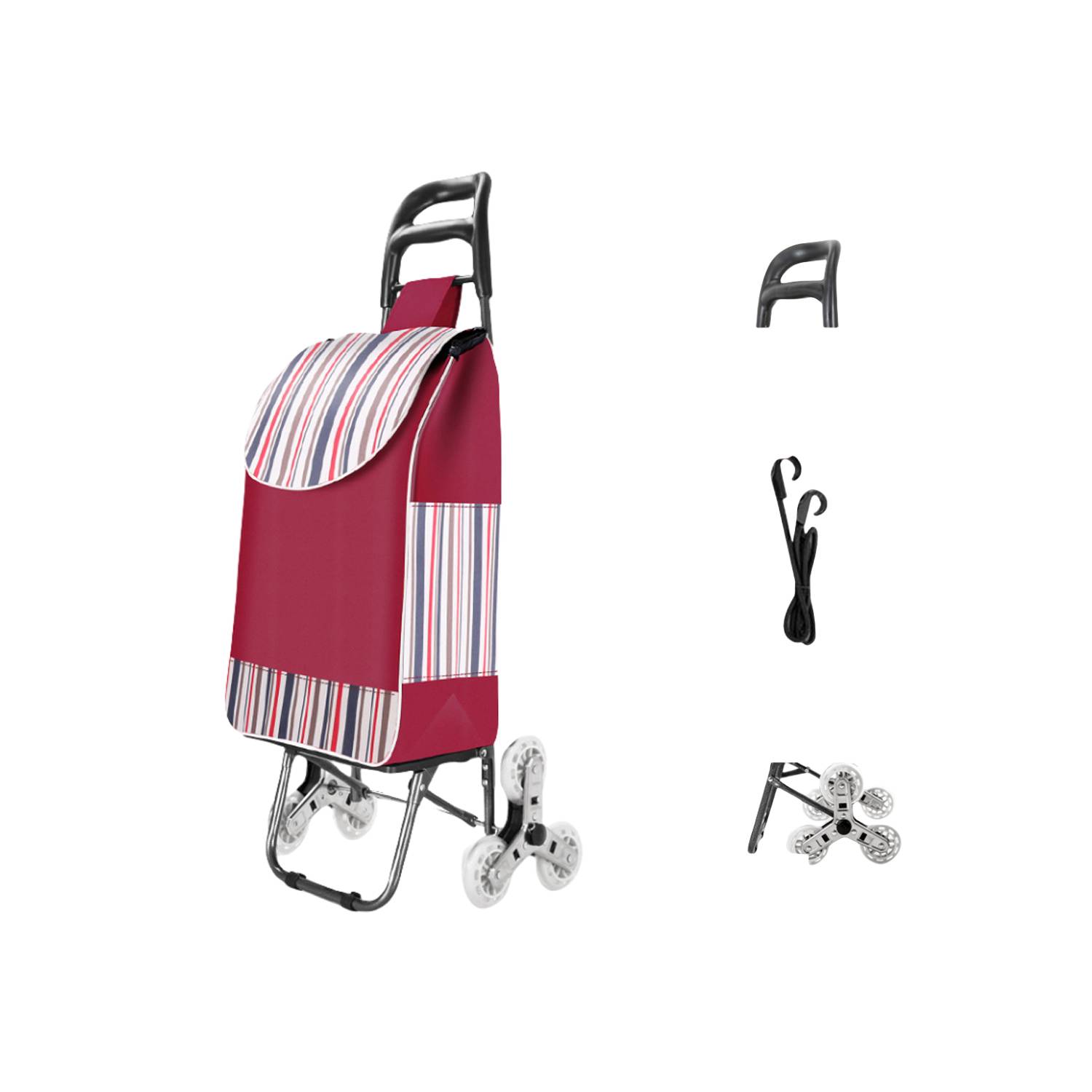 Portable Lightweight Foldable Luggage Shopping Cart/Trailer 2