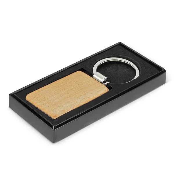 Cosmic Rectangular Wooden Keyring 2