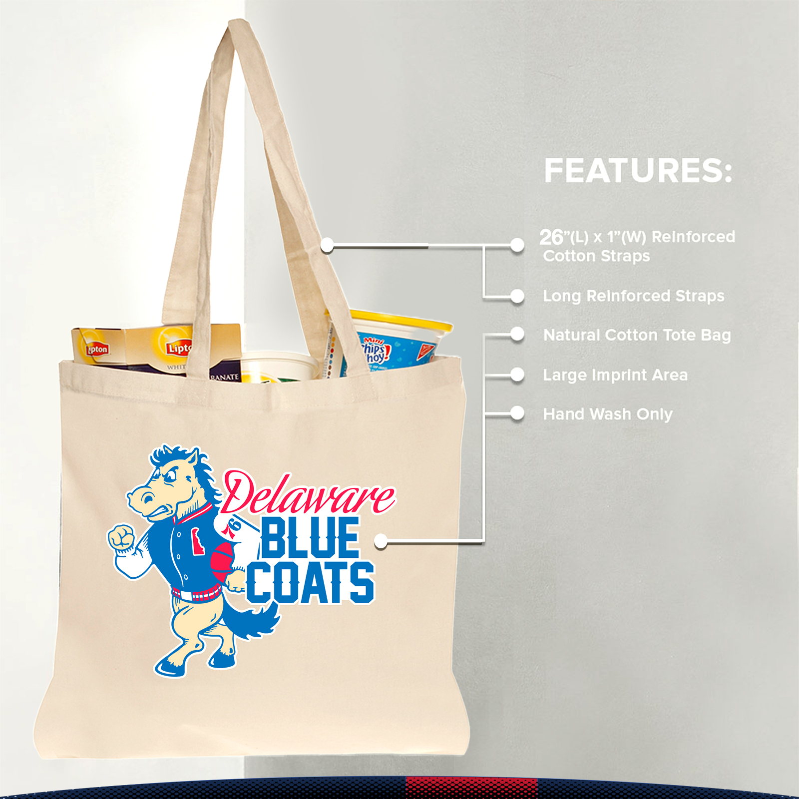 Tulsa Cotton Tote Bags, custom tote bag with logo imprint 4