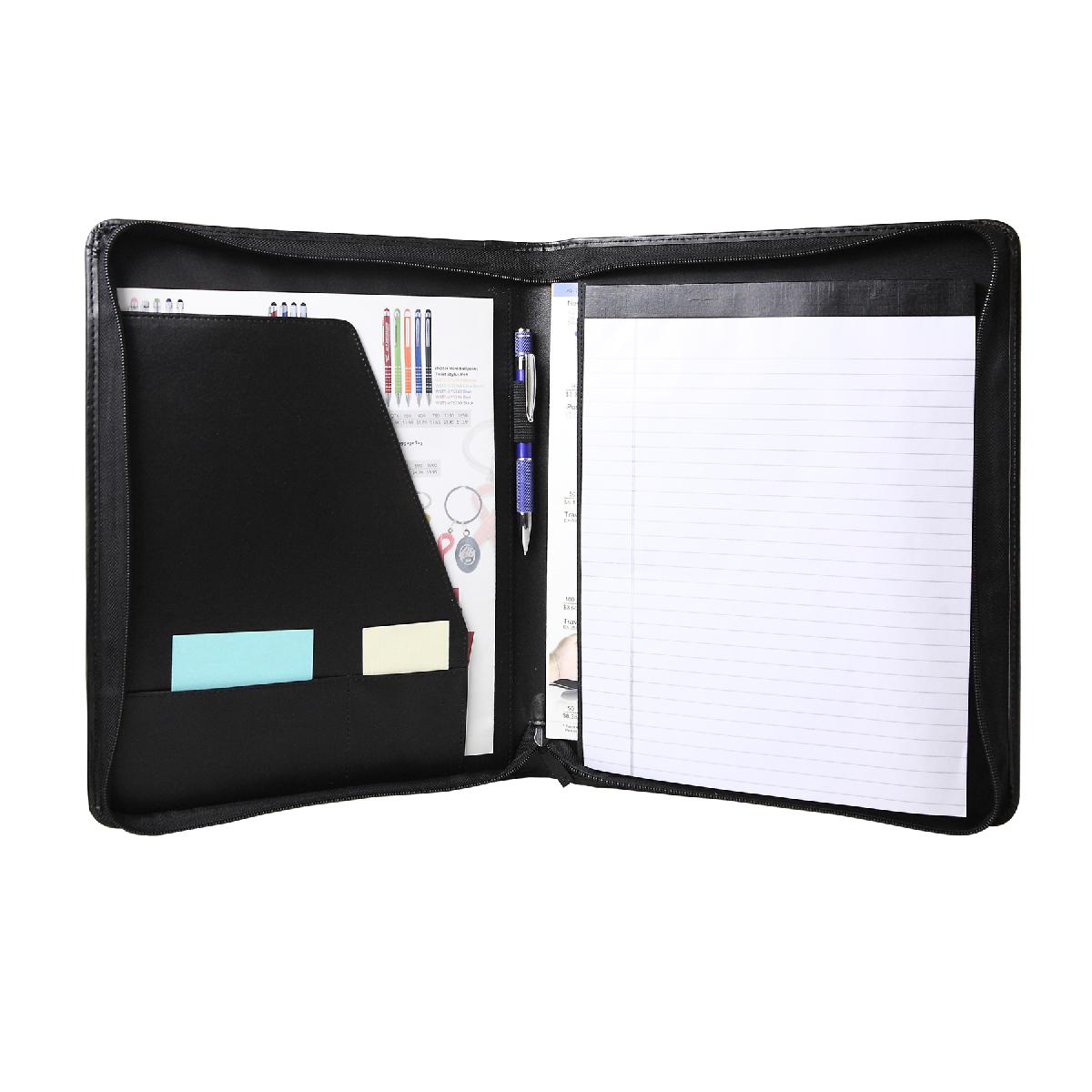 Concord Leather Portfolio Zippered