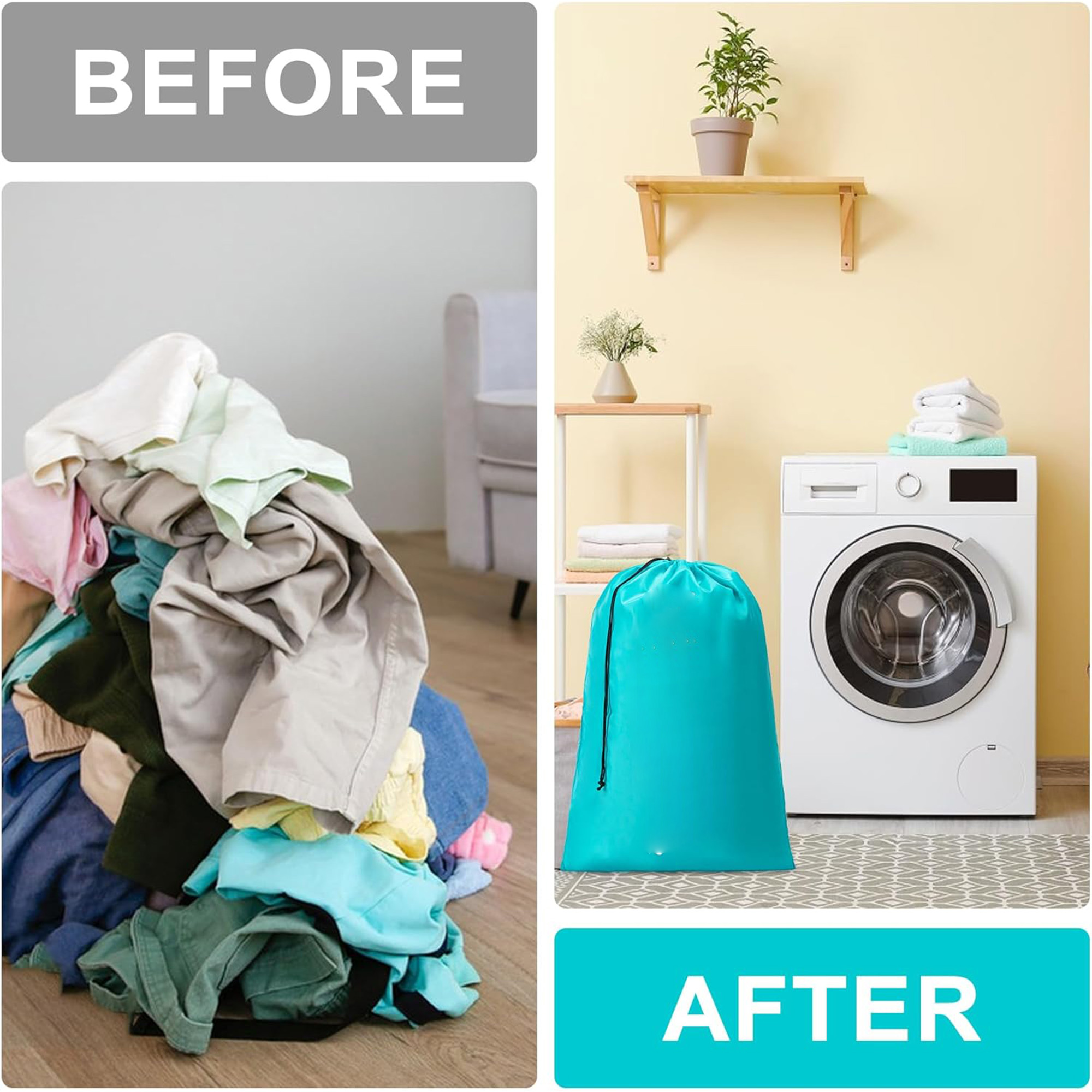 Machine Washable Dirty Clothes Organizer for Travel 6
