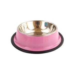 29cm Colorful Steel Pet Bowl Food Tray 14