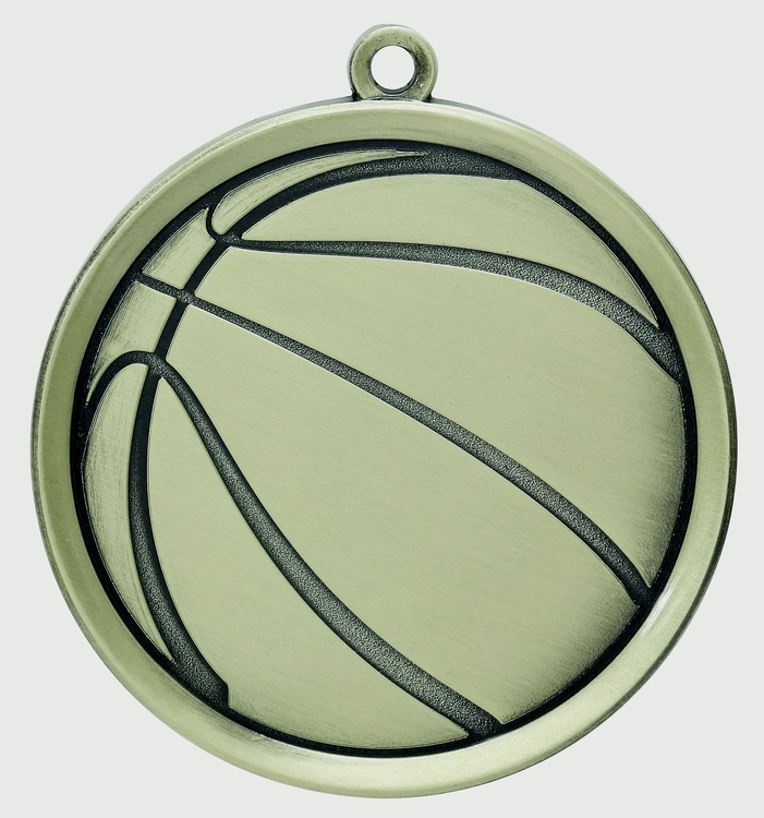 Basketball Mega Medal, 2-1/4" 2